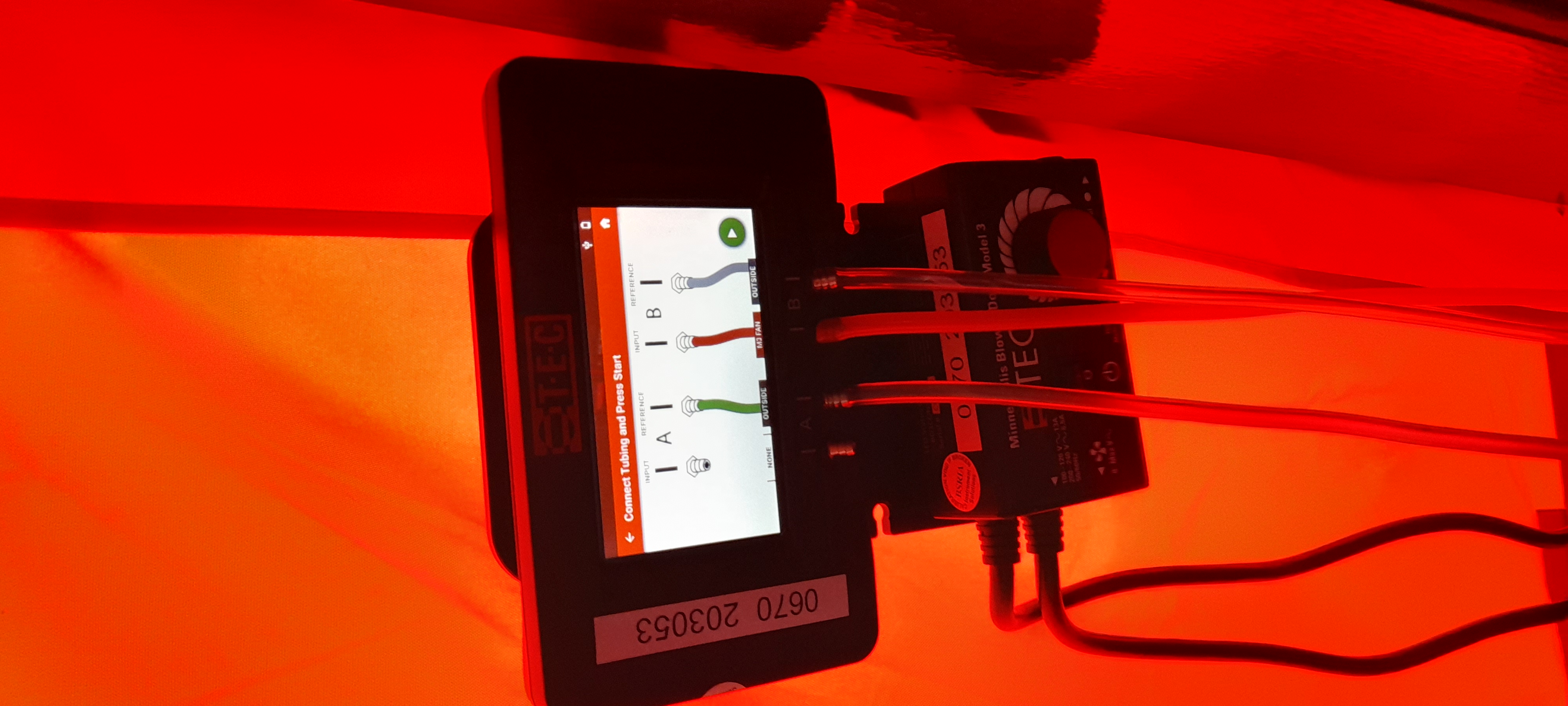 Air Tightness Testing - Measurement Process