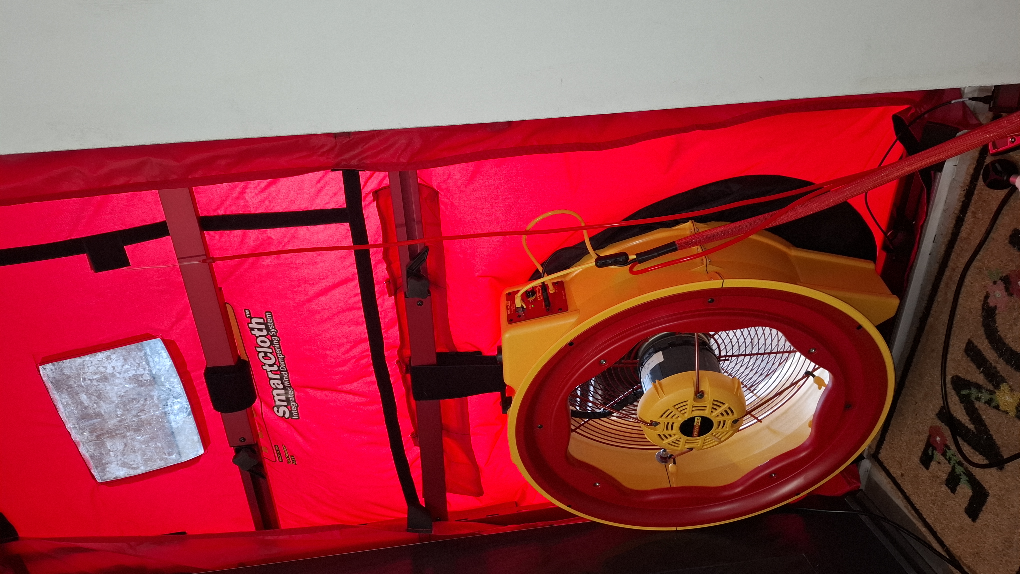 Air Tightness Testing - Measurement Process